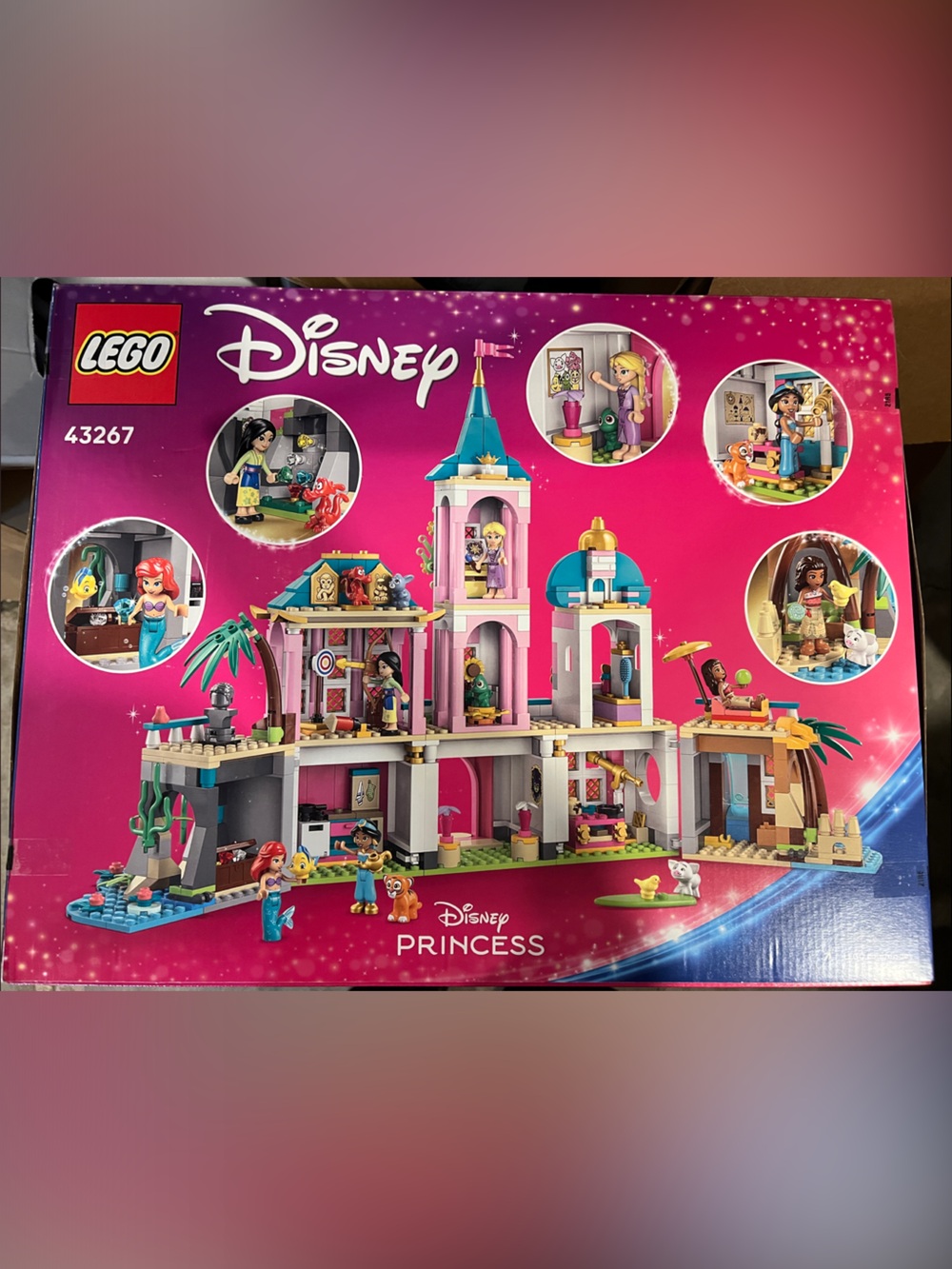 LEGO Disney Princess Castle Playset - Pink, Teal & White - Picture 4 of 16